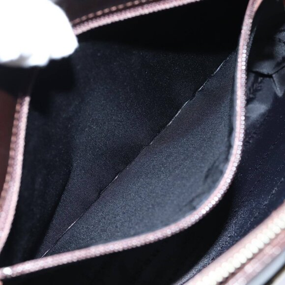 BURBERRY Nova Check Hand Bag Canvas Beige Auth ep4500 - Picture 11 of 16